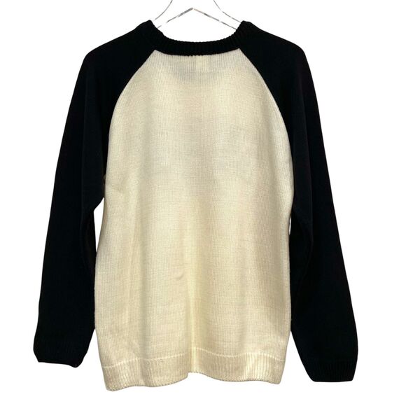 Vintage 70s Avirex N.Y.C. 1975 Heavy Embroidered Varsity Sweater Men's size S/M - Picture 5 of 15